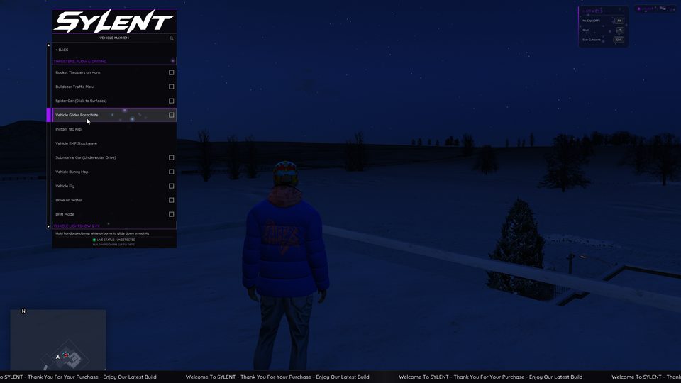 Sylent Menu - Vehicle Mayhem