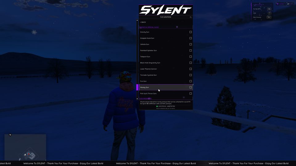 Sylent Menu - Fun Weapons